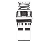 Cartouche pour robinetterie de douche tempostop 743215 delabie