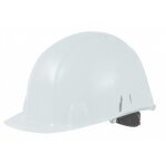 Casque de chantier brennus blanc - avec serre - nuque  glissire auboueix