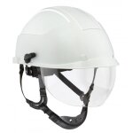 Casque de chantier avec cran intgr pour lectricien idra 1 auboueix