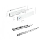 Casserolier innotech atira blanc push to open 30 kg - h 144 mm - l 470 mm hettich