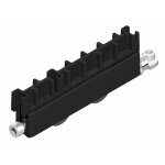 Chariot double rglable de baie coulissante pvc - type 4831 la croise ds