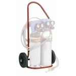 Chariot porte - bouteilles pour castoflam si castolin Chariot porte - bouteilles pour castoflam si castolin