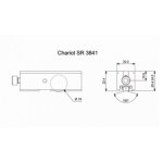 Chariot simple r�glable pour coulissant aluminium - type 3841 la crois�e ds