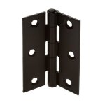 Charnires rectangulaires en acier noir pour porte de meuble - par 20 - 100x50 interges