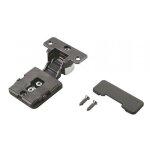 Charnires invisibles 94 pour porte bois conecta - cqa3ke - finition titane salice