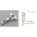 Charni�res invisibles � enfoncer 110� - s�rie 700 silentia + - c0mm salice