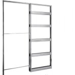 Chssis pour portes coulissantes  galandage - unique 95 - 730 x 2040 mm eclisse