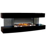 Chemine lectrique design lounge noire chemin' arte