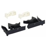 Clips coulisse quadro v6 ou quadro 30 - pour tiroir  fond affleurant hettich