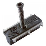 Clips de fixation invisibles - pour terrasse bois - hybrid 8 - 18 - 4  5 m nivo & cobra