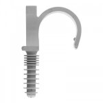Clips simples en nylon gris - pose de tube per - 100 pièces - diamètre 25 mm - ramclip ram Clips simples en nylon gris - pose de tube per - 100 pièces - diamètre 25 mm - ramclip ram