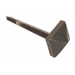 Clous forgs tte diamant  pointe - 20x20x12mm - bote de 20 bricozor