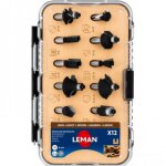 Coffret de 12 m�ches carbure � queue cylindrique 6 mm leman
