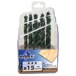 Coffret 15 mèches hélicoïdales hss 3 à 10 mm leman Coffret 15 mèches hélicoïdales hss 3 à 10 mm leman