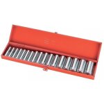 Coffret de 17 douilles longues 1 / 2'' à 12 pans sam outillage Coffret de 17 douilles longues 1 / 2'' à 12 pans sam outillage