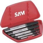 Coffret de 5 extracteurs hlicodaux - diamtres de 3  18 mm sam outillage