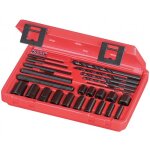 Coffret de 5 extracteurs pour vis et goujons casss 762 - c - 25 - 25 pices sam outillage