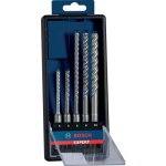 Coffret 5 forets bton sds plus 4 taillants 7 x expert bosch