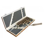 Coffret de 5 outils de tournage pour tour  bois leman