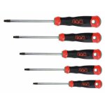 Coffret de 5 tournevis resistorx t - j4z, lame ronde sam outillage