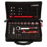 Coffret 51 pi�ces cl� �crou robinet + douilles traversantes virax
