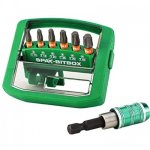Coffret de 6 embouts - spaxbit t - star + spax