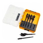 Coffret 6 mches  bois triple hlice - extrme dewalt