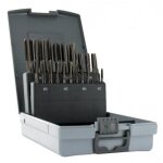 Coffret de 7 jeux de 3 tarauds  main - hss din 352 m3  m12 - 21 pices tivoly