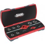 Coffret bi - matière de 7 filières et 2 porte - filières m3 - m12 cf - 9 sam outillage Coffret bi - matière de 7 filières et 2 porte - filières m3 - m12 cf - 9 sam outillage