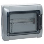 Coffret lectrique tanche - 12 modules - 1 range - plexo 3 legrand