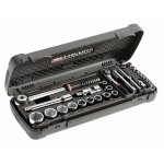 Coffret mixte cliquet - douilles 1 / 4  et 1 / 2  - 30 pices - rs. 161 - 1pb facom