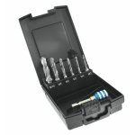 Coffret de six forets taraudeurs chanfreineurs queue hexagonale tivoly