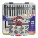 Coffret de tarauds et filières - m3 à m12 - mtf29 tivoly Coffret de tarauds et filières - m3 à m12 - mtf29 tivoly