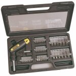 Coffret de vissage, tournevis articul, embouts, 38 pices 0 - 63 - 038 stanley
