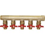 Collecteur 20 x 27 mf pr - quip avec vannes 6 dparts 15x21 riquier