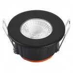 Collerette pour spot combo - fixe - aluminium noir ledvance