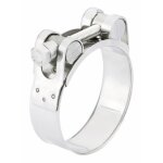 Collier de serrage  tourillon acier zingu - 25 pices - serrage 48 / 51 serflex