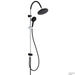 Colonne de douche - chrom et noir - matao rain schtte