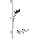Colonne de douche thermostatique - douchette 3 jets - pulsify select s hansgrohe