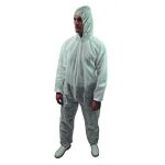 Combinaison jetable en pp 40 gr / m  capuche - extrmits lastiques - taille xl weesafe