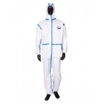 Combinaison  usage unique weeback - blanche et bleue xl weesafe