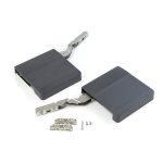 Compas pour porte relevable - agile - extra h - gris anthracite emuca