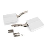 Compas porte sans charnière - force 480 à 1250 kg - blanc - agile smart emuca Compas porte sans charnière - force 480 à 1250 kg - blanc - agile smart emuca