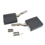 Compas porte sans charnière - force 480 à 1250 kg - gris - agile smart emuca Compas porte sans charnière - force 480 à 1250 kg - gris - agile smart emuca