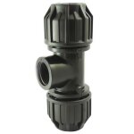 Té compression 90° dériv femelle en pp pour tube pe - 25 - 20x27 - 25mm codital Té compression 90° dériv femelle en pp pour tube pe - 25 - 20x27 - 25mm codital