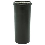 Conduit pellets émail noir - femelle - mâle - joint fibre de verre ten Conduit pellets émail noir - femelle - mâle - joint fibre de verre ten