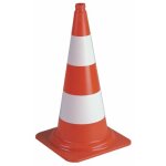 Cnes de signalisation pied pvc 75cm glodis
