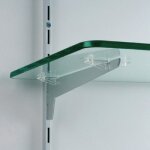 Consoles droites st argent - pas de 37 mm - l200 mm sofadi