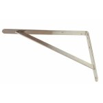 Console forte charge - acier zingué - 250 x 400 mm monin Console forte charge - acier zingué - 250 x 400 mm monin