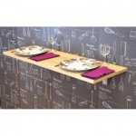 Console pliante - 200 x 100 - blanc bricozor
